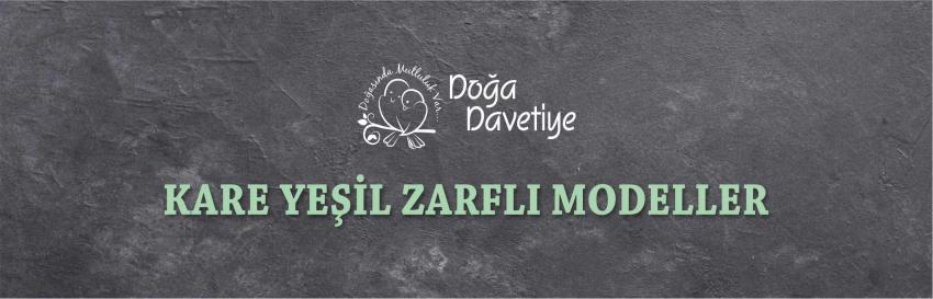 KARE YEŞİL ZARF